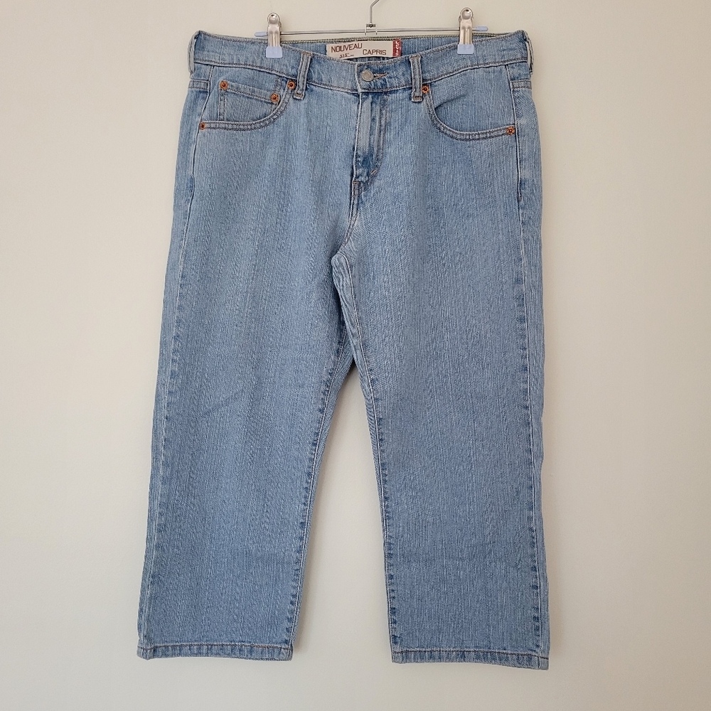 Levis 515 Women Blue Nouveau Capris‎ Denim Pants 10